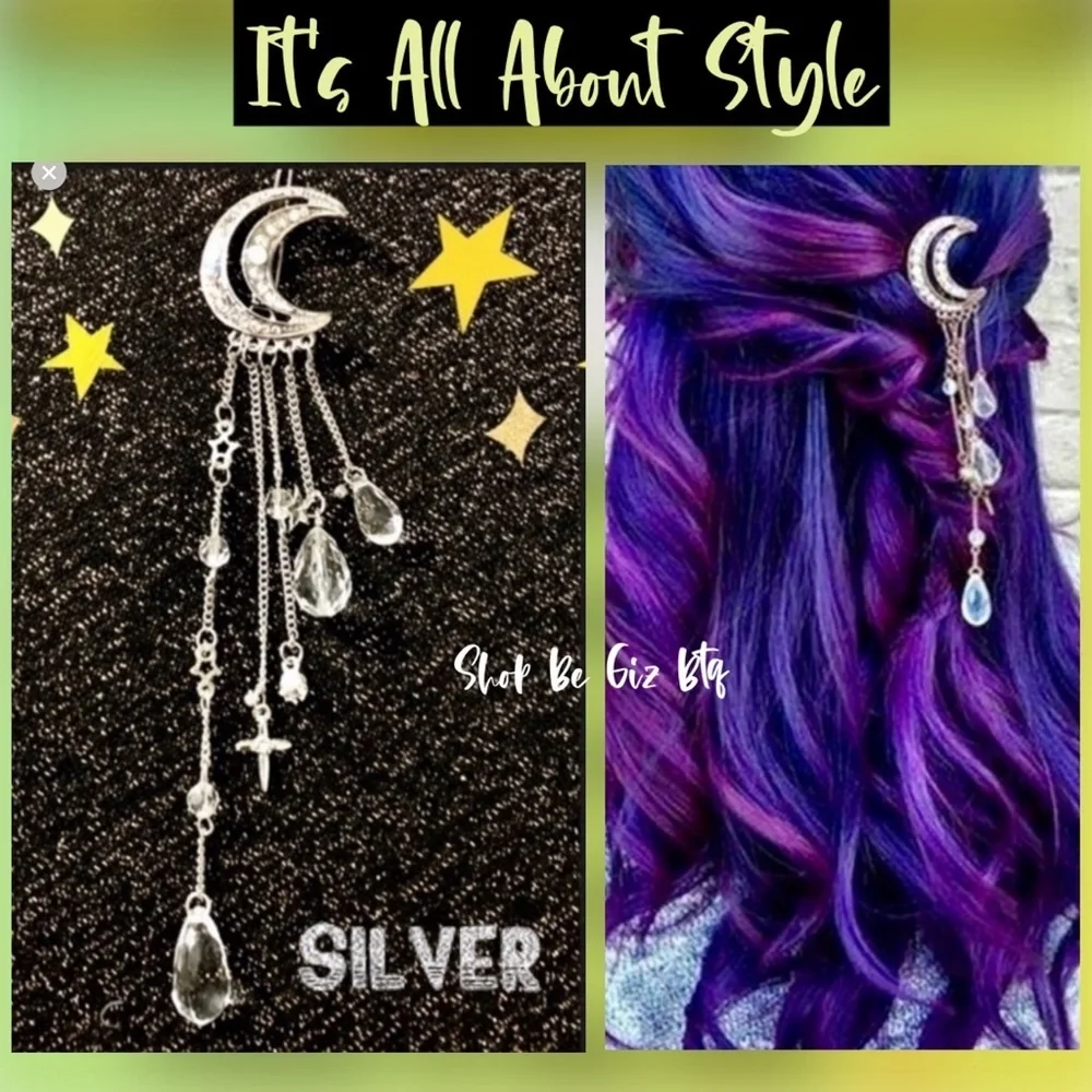 Super Elegant Embellished Hairpin to Enhance your Casual or Night Our Hair look